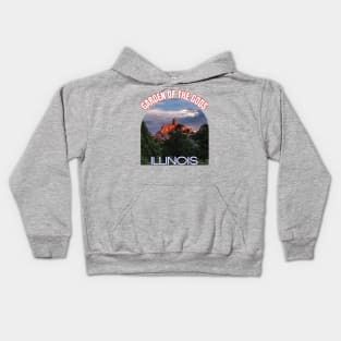 Garden of the gods, Illinois Kids Hoodie